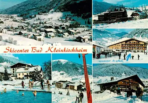 AK / Ansichtskarte  Bad_Kleinkirchheim_Kaernten_AT Panorama Hotels Freibad  