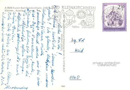AK / Ansichtskarte  Bad_Kleinkirchheim_Kaernten_AT Panorama Hotels Freibad  