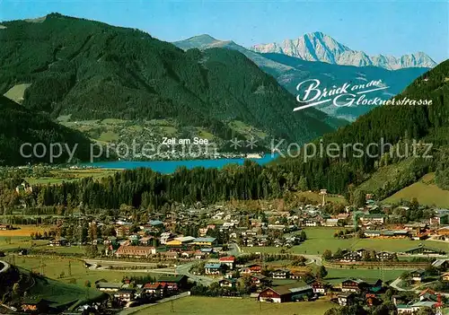 AK / Ansichtskarte  Bruck_Grossglocknerstrasse mit Blick auf Zell am See Bruck