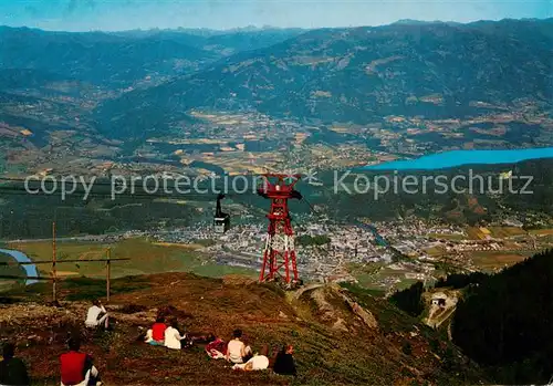 AK / Ansichtskarte  Spittal_Drau_Kaernten_AT mit Goldeck Seilbahn Millstaettersee Seeboden Lieserhofen und Millstaetteralm 