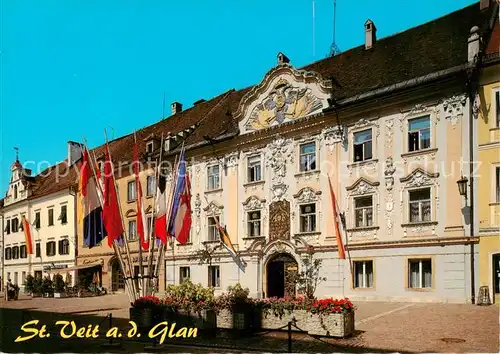 AK / Ansichtskarte 73855729 St_Veit_Glan_Kaernten_AT Rathaus mit Barockfassade 