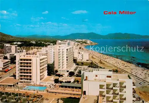 AK / Ansichtskarte  Cala_Millor_Mallorca Fliegeraufnahme Cala_Millor_Mallorca