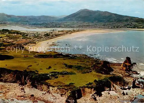 AK / Ansichtskarte  Hendaye_64 Vue generale aerienne 