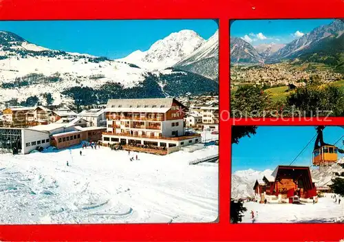 AK / Ansichtskarte 73855752 Bormio Hotel Funivia Panorama Gondelbahn Bormio