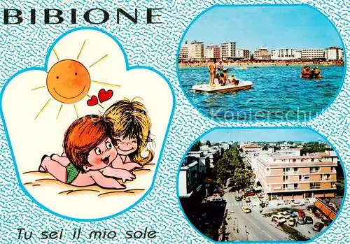 AK / Ansichtskarte  Bibione_IT Strand Hotels Strassenpartie 