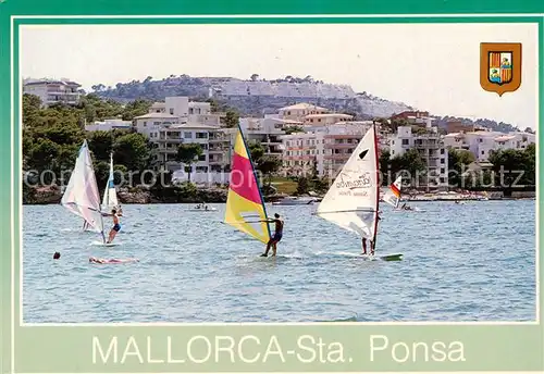 AK / Ansichtskarte 73855770 Santa_Ponsa_Mallorca_ES Panorama Surfer 