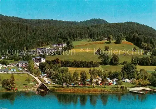 AK / Ansichtskarte 73855785 Keutschach_am_See_Kaernten_AT Fliegeraufnahme 
