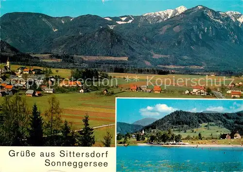 AK / Ansichtskarte  Sittersdorf_Kaernten_AT Panorama Sonneggersee 