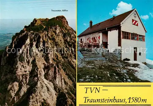 AK / Ansichtskarte  Traunstein_Gmunden_Oberoesterreich_AT Traunstein mit Traunsteinhaus 