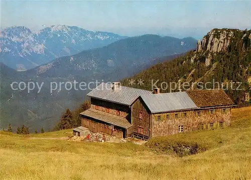 AK / Ansichtskarte  Gruenau_Almtal_Oberoesterreich_AT Sepp Huber Huette 