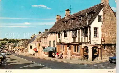 AK / Ansichtskarte  Burford__West_Oxfordshire_UK Strassenpartie 