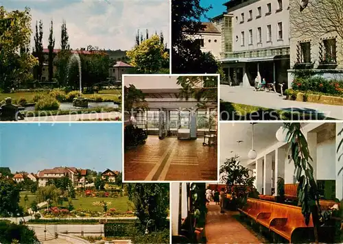 AK / Ansichtskarte  Gallspach_AT Institut Zeileis Kurpark Halle Warteraum 