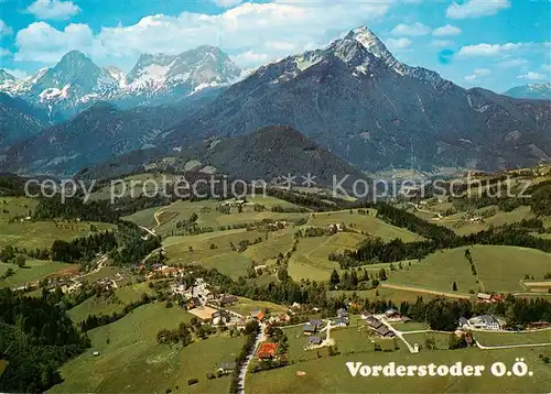 AK / Ansichtskarte  Vorderstoder_AT Panorama mit Toten Gebirge 