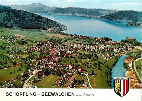 AK / Ansichtskarte 73855993 Schoerfling_Attersee_AT und Seewalchen am Attersee 