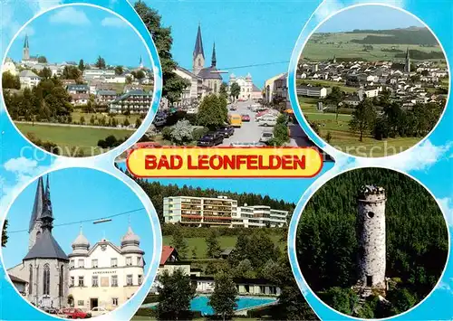 AK / Ansichtskarte 73856009 Bad_Leonfelden_AT Panorama Moor- und Kneippkurort Kurhotel Freibad Gemeindeamt 