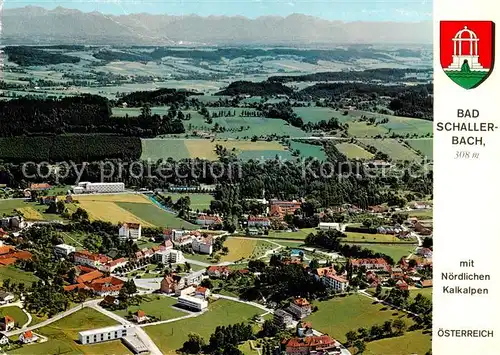 AK / Ansichtskarte 73856013 Bad_Schallerbach Panorama Kurort Schwefelbad mit Noerdlichen Kalkalpen Bad_Schallerbach