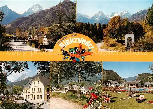 AK / Ansichtskarte 73856016 Hinterstoder_AT und Umgebung Freibad Alpen 