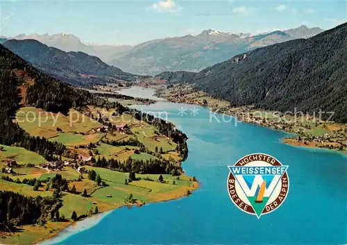 AK / Ansichtskarte  Weissensee_Kaernten_AT Blick ueber Naggl gegen Westen 