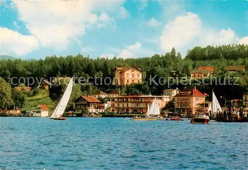 AK / Ansichtskarte 73856029 Velden__Woerthersee_AT Ansicht vom See aus 