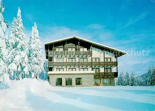 AK / Ansichtskarte  Katschberghoehe_Rennweg_AT Haus Katschberg Erholungszentrum im Winterzauber 