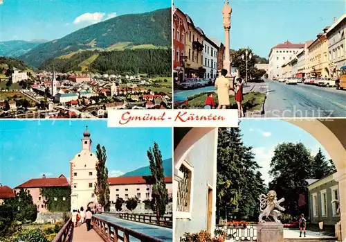 AK / Ansichtskarte  Gmuend_Kaernten Panorama Hauptplatz Stadttor Prof.-Porsche-Park Gmuend Kaernten