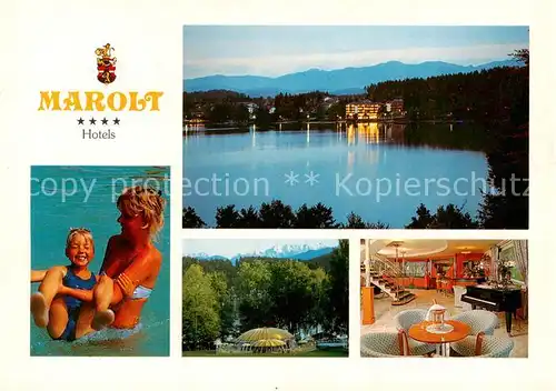 AK / Ansichtskarte 73856051 St_Kanzian_Klopeiner_See_Kaernten_AT Marolt Hotel am See 