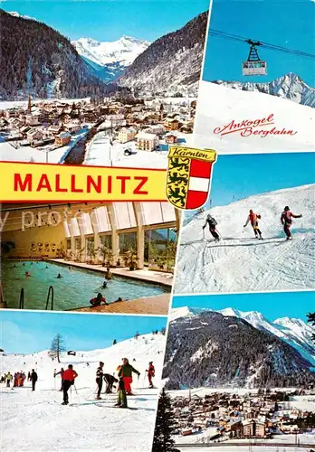 AK / Ansichtskarte 73856052 Mallnitz_Tauernbahn_Kaernten_AT Wintersportplatz Skigebiete Haeusler-Alm Ankogel Seilbahn 