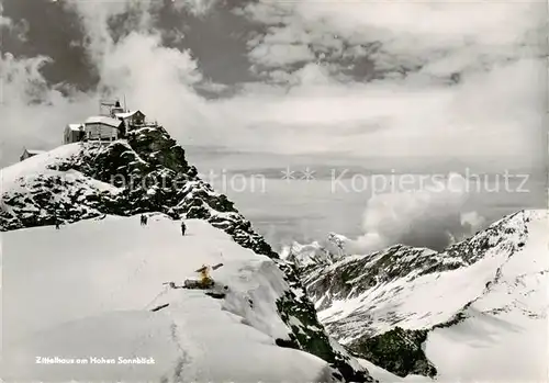 AK / Ansichtskarte  Hoher_Sonnblick_3106m_Rauris-Woerth_AT Gebirgspanorama Zittelhaus Observatorium 