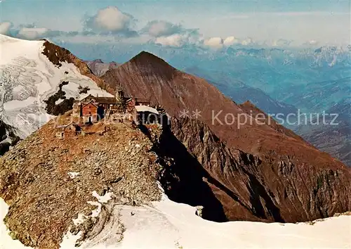 AK / Ansichtskarte  Hoher_Sonnblick_3106m_Rauris-Woerth_AT Zittelhaus mit Blick in das Raurisertal Fernsicht 