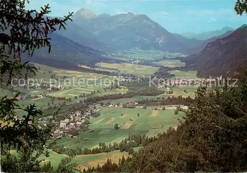 AK / Ansichtskarte  St_Lorenzen_Gitschtal_Kaernten_AT Panorama mit den Doerfern Jadersdorf und Lassendorf 