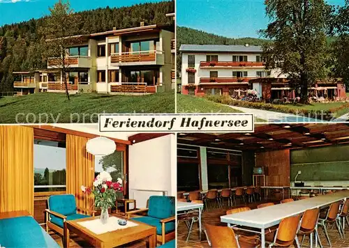 AK / Ansichtskarte  Keutschach_am_See_Kaernten_AT Feriendorf Hafnersee Bungalow Wohnzimmer Restaurant Seminarraum 