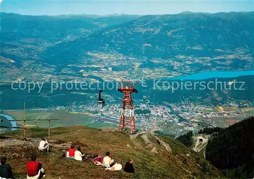 AK / Ansichtskarte  Spittal_Drau_Kaernten_AT Goldeck-Seilbahn Blick ins Tal Millstaettersee 