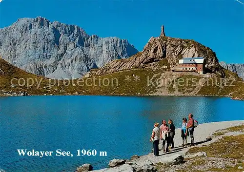 AK / Ansichtskarte  Wolayersee_1960m_Birnbaum_Lesachtal_AT Eduard Pichl Huette Bergsee Biegengebirge 