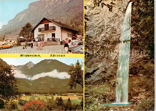 AK / Ansichtskarte 73856119 Gallizien Ausflugsziel Wildensteiner Wasserfall Rasthaus Panorama Gallizien