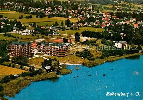 AK / Ansichtskarte  Bodensdorf_Ossiacher_See_AT Hotels Haus Kronprinz Rudolf Haus Erzherzog Johann 