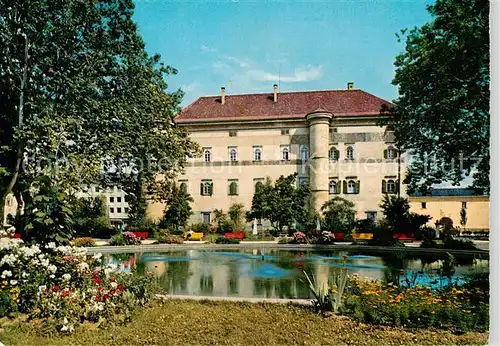 AK / Ansichtskarte  Spittal_Drau_Kaernten_AT Renaissance Schloss Porcia 16. Jhdt. Teich 