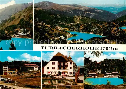 AK / Ansichtskarte 73856168 Turracherhoehe_1783m_Kaernten_Steiermark Panorama Hoehenluftkurort Luftbild Hotels Pensionen 