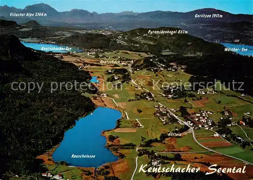 AK / Ansichtskarte  Keutschach_am_See_Kaernten_AT Blick ueber das Keutschacher Seental 