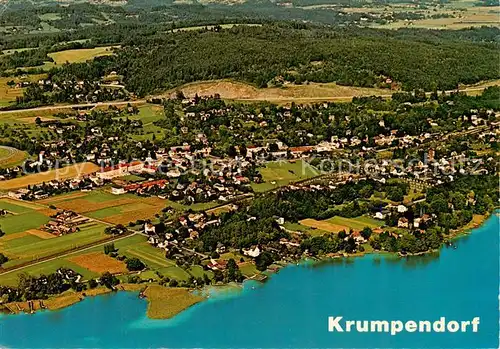 AK / Ansichtskarte  Krumpendorf_Woerthersee_AT Alpenseebad Ferienort am Woerther See 