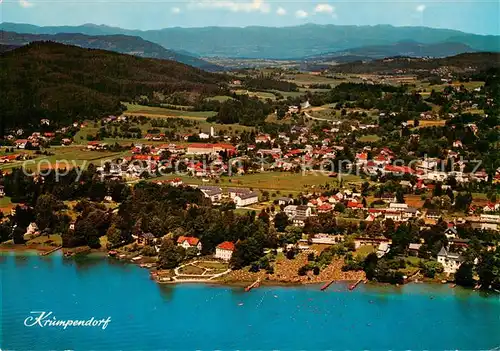 AK / Ansichtskarte  Krumpendorf_Woerthersee_AT Alpenseebad Ferienort am Woerther See 