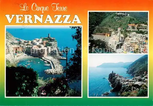 AK / Ansichtskarte  Vernazza_La_Spezia_Liguria_IT Le Cinque Terre Kuestenpanorama 