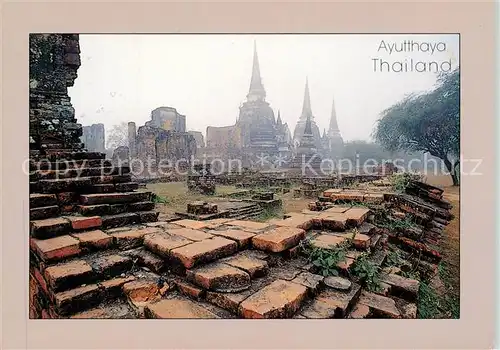 AK / Ansichtskarte 73856213 Ayuthaya_Thailand Ruinen Tempel 