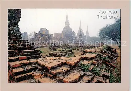 AK / Ansichtskarte  Ayuthaya_Thailand Ruinen Tempel 