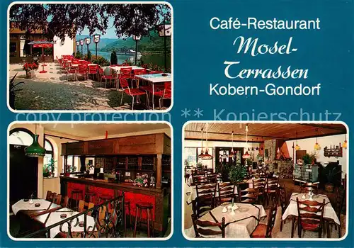 AK / Ansichtskarte  Gondorf_Kobern-Gondorf_Mosel Café Restaurant Mosel-Terrassen