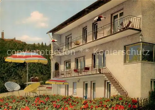 AK / Ansichtskarte  Koenigstein__Taunus Terrassenhotel Zur schoenen Aussicht Hoehenluftkurort 