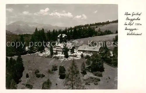 AK / Ansichtskarte  Alpl_Krieglach_Steiermark_AT Alpengasthof Bruggraber Roseggers Waldheimat 