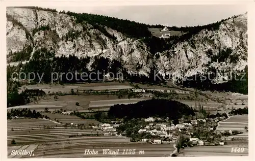 AK / Ansichtskarte 73856301 Stollhof_Hohe_Wand_Niederoesterreich_AT Panorama 