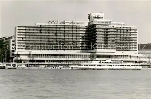 AK / Ansichtskarte  Budapest_HU Hotel Duna Intercontinental Faehre 