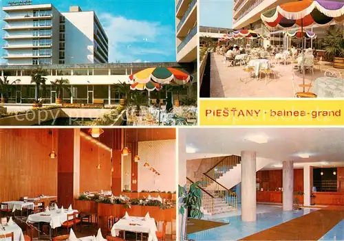AK / Ansichtskarte 73856331 Piestany_SK Balnea grand Hotel Restaurant 