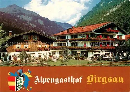 AK / Ansichtskarte  Birgsau_Oberstdorf Alpengasthof Birgsau